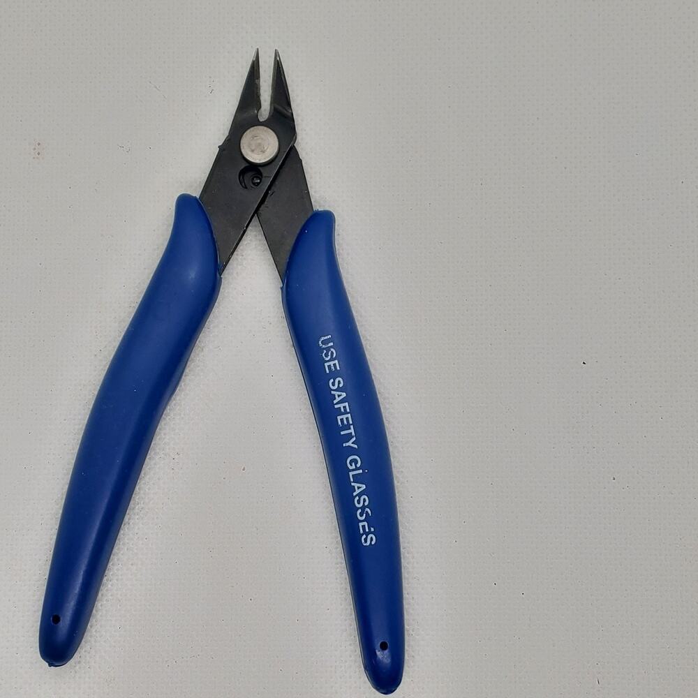 Plato 170 Flush Cutters Wire Shears Nippers Jewelry Making Crafting Tool Blue